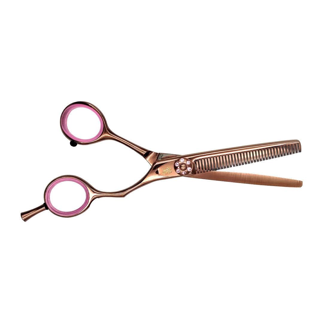 Washi 5.5" Black Rose Titanium Scissor Set