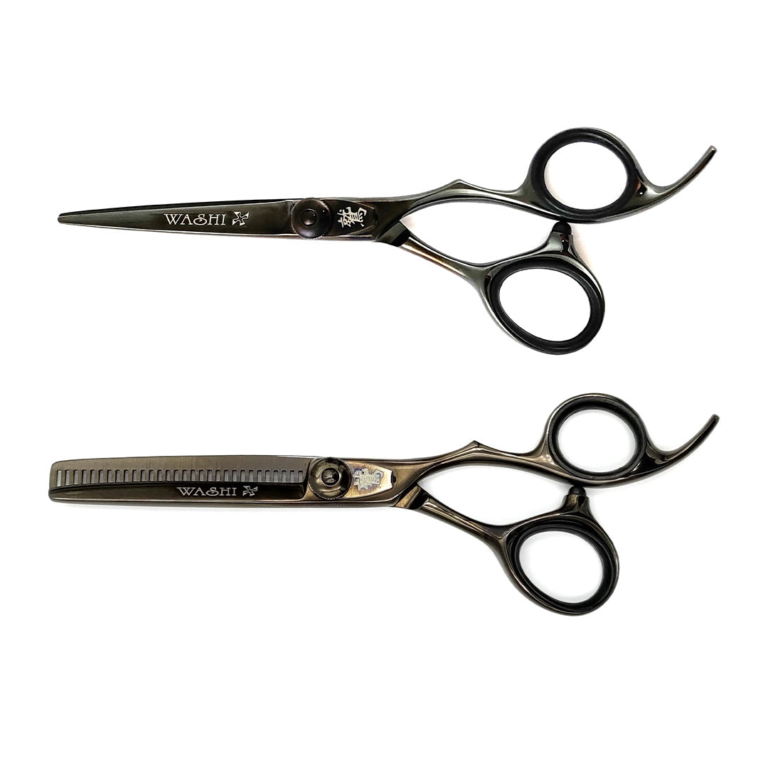 Washi 5.5" Black Titanium Scissor Set
