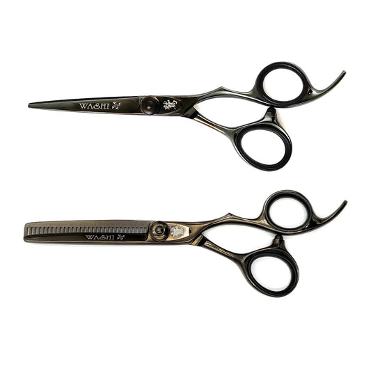 Washi 5.5" Black Titanium Scissor Set