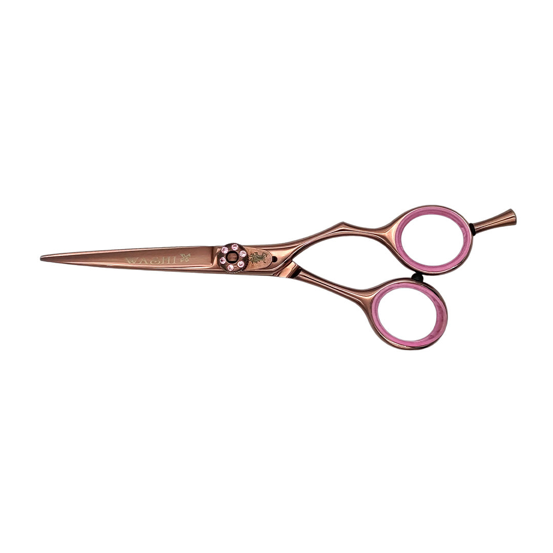 Washi Black Rose 5" Titanium Scissors