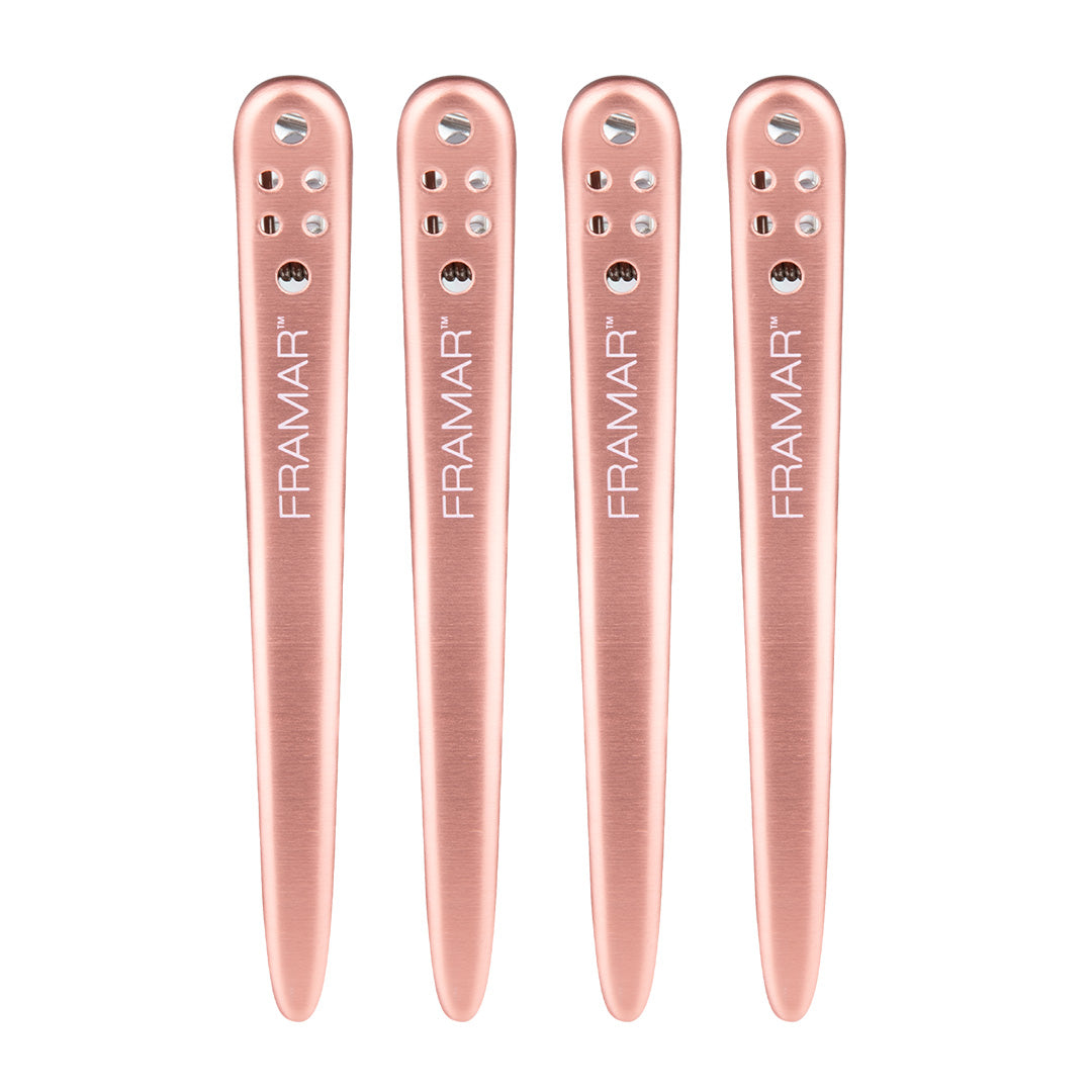 Framar Big Bite Clips Rose Gold