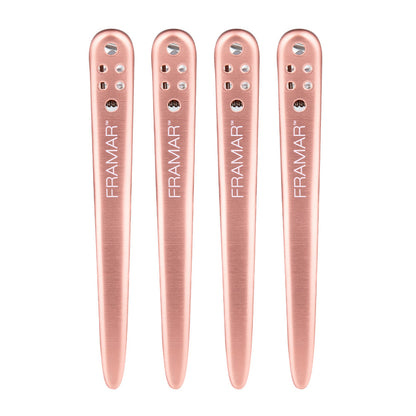 Framar Big Bite Clips Rose Gold