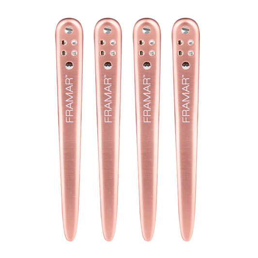 Framar Big Bite Clips Rose Gold