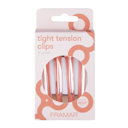 Framar Tight Tension Clips Rose Gold
