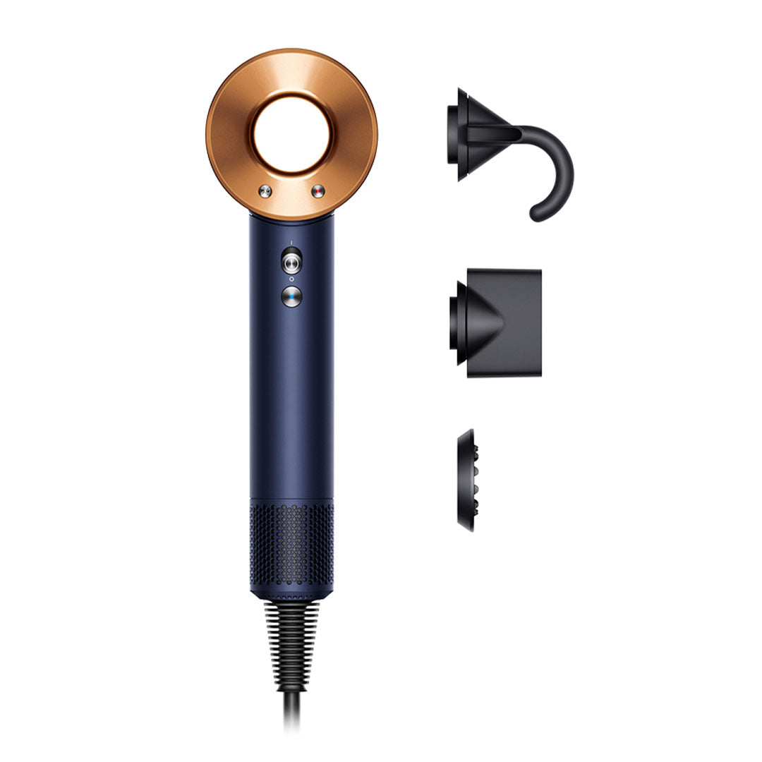 Dyson Supersonic Hair Dryer Straight and Wavy Prussian Blue and Copper