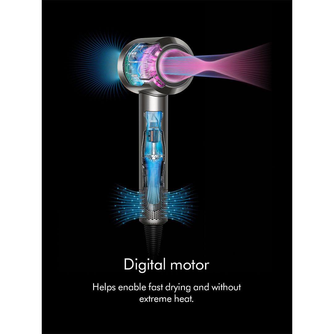 Dyson Supersonic Hair Dryer Curly and Coily Prussian Blue and Copper
