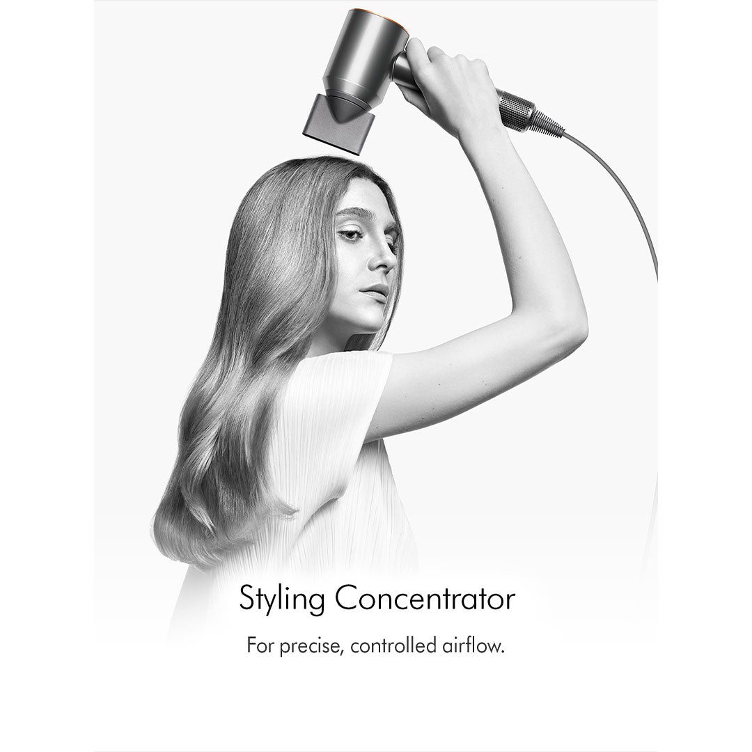 Dyson Supersonic Hair Dryer Curly and Coily Prussian Blue and Copper