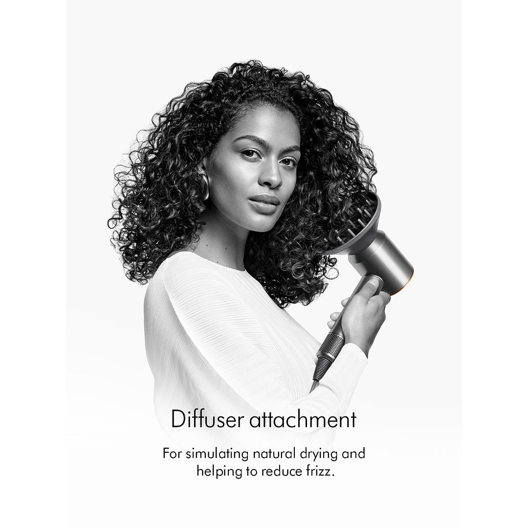 Dyson Supersonic Hair Dryer Curly and Coily Prussian Blue and Copper
