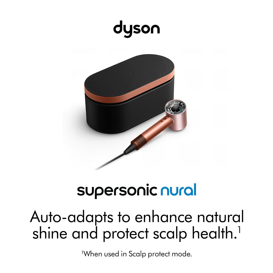 Dyson Straight + Wavy Supersonic Nural Hair Dryer Amber Silk/Pink Champagne