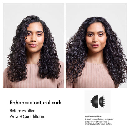 Dyson Curly + Coily Supersonic Nural Hair Dryer Amber Silk/Pink Champagne