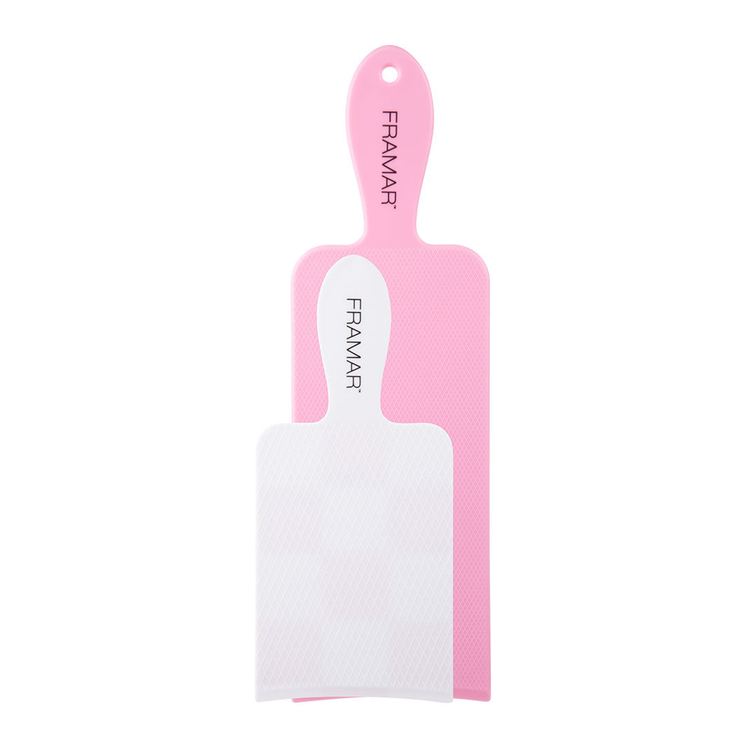 Framar Paddle Pack Checked Out Pink and White