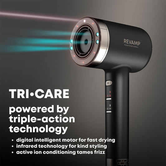 Revamp Tri-Care Infrared Ionic Hair Dryer