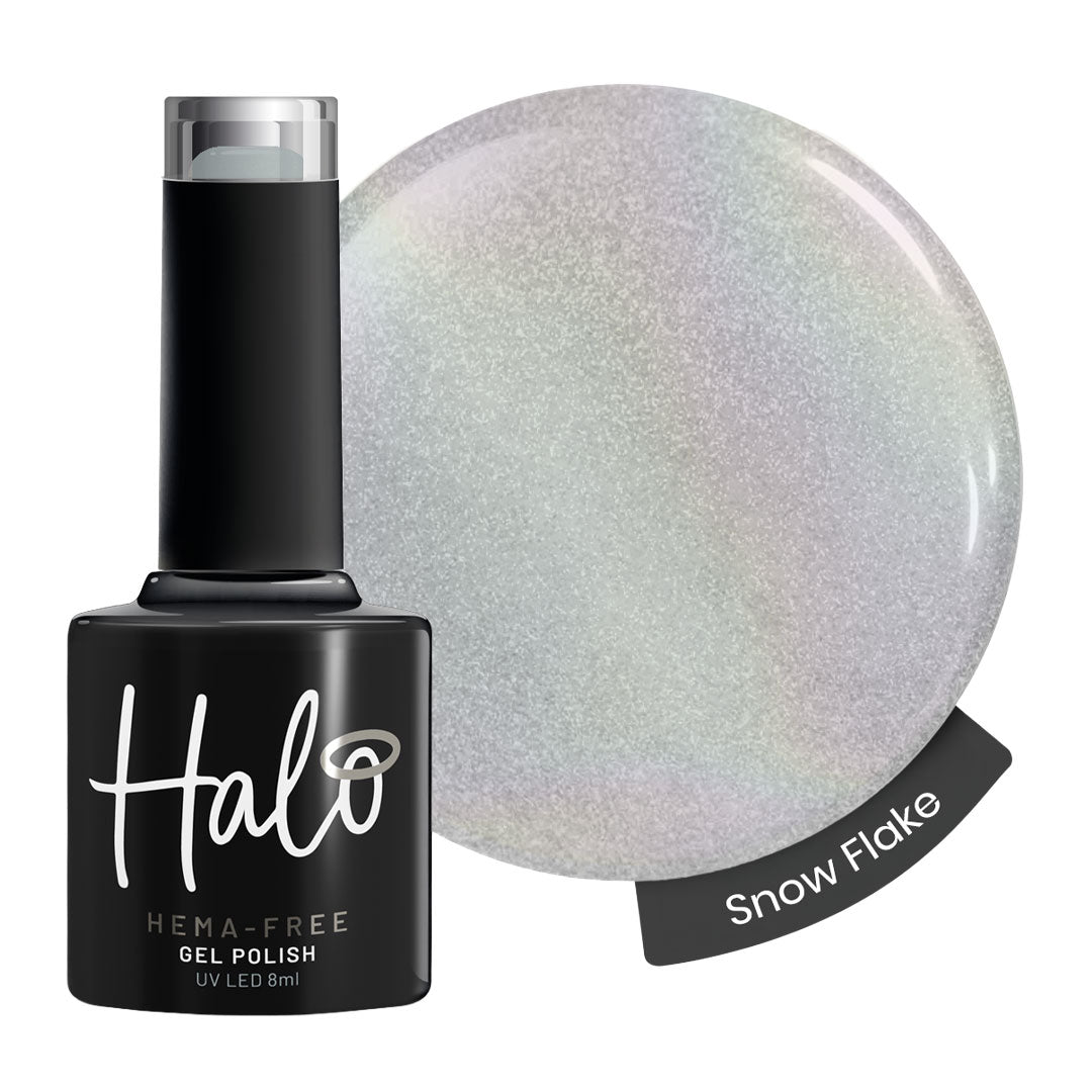Halo Hema Free Gel Polish Snowflake 8ml Snow Angel Collection