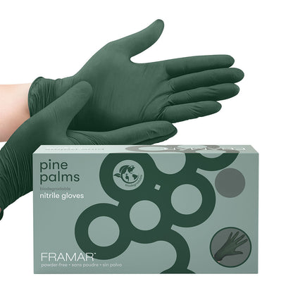 Framar Pine Palms Nitrile Gloves Small x 100