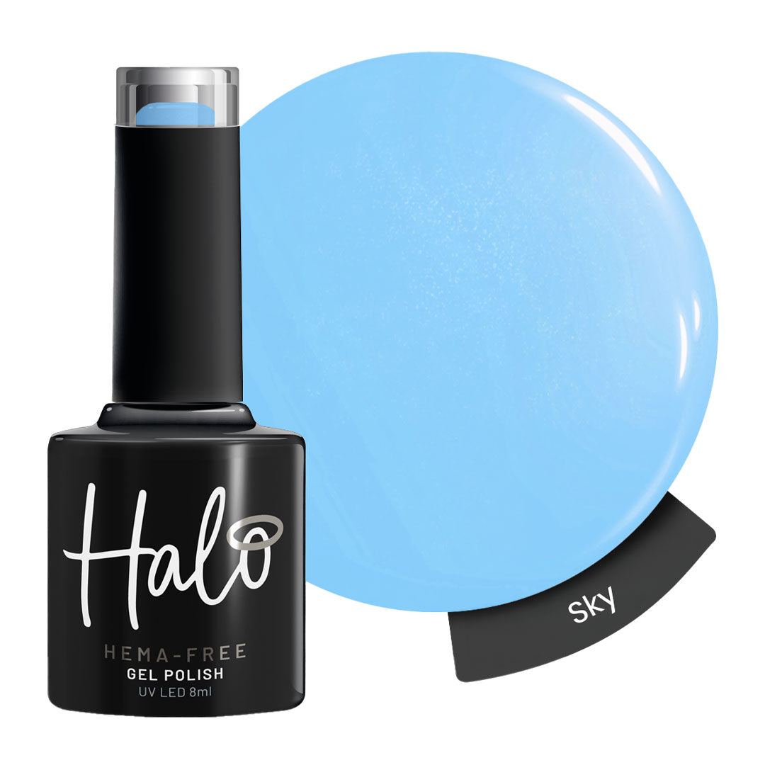 Halo Hema Free Gel Polish Blue Sky 8ml The Garden Party Collection