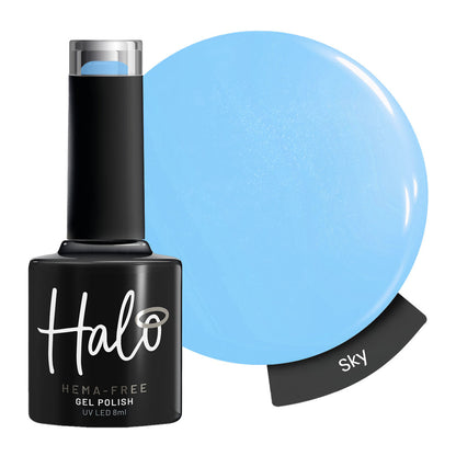 Halo Hema Free Gel Polish Blue Sky 8ml The Garden Party Collection