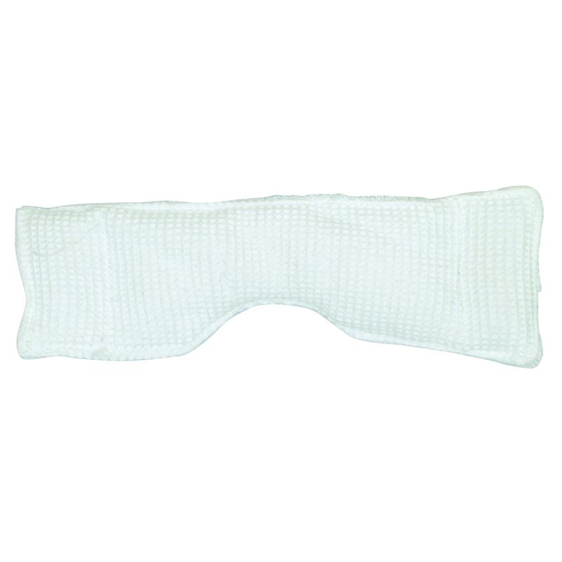 Waffle Eye Pillow White