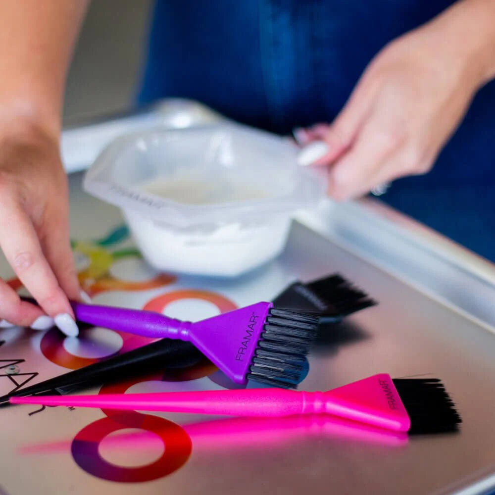 Framar Triple Threat Hair Colour Brush Set, Pack of 3