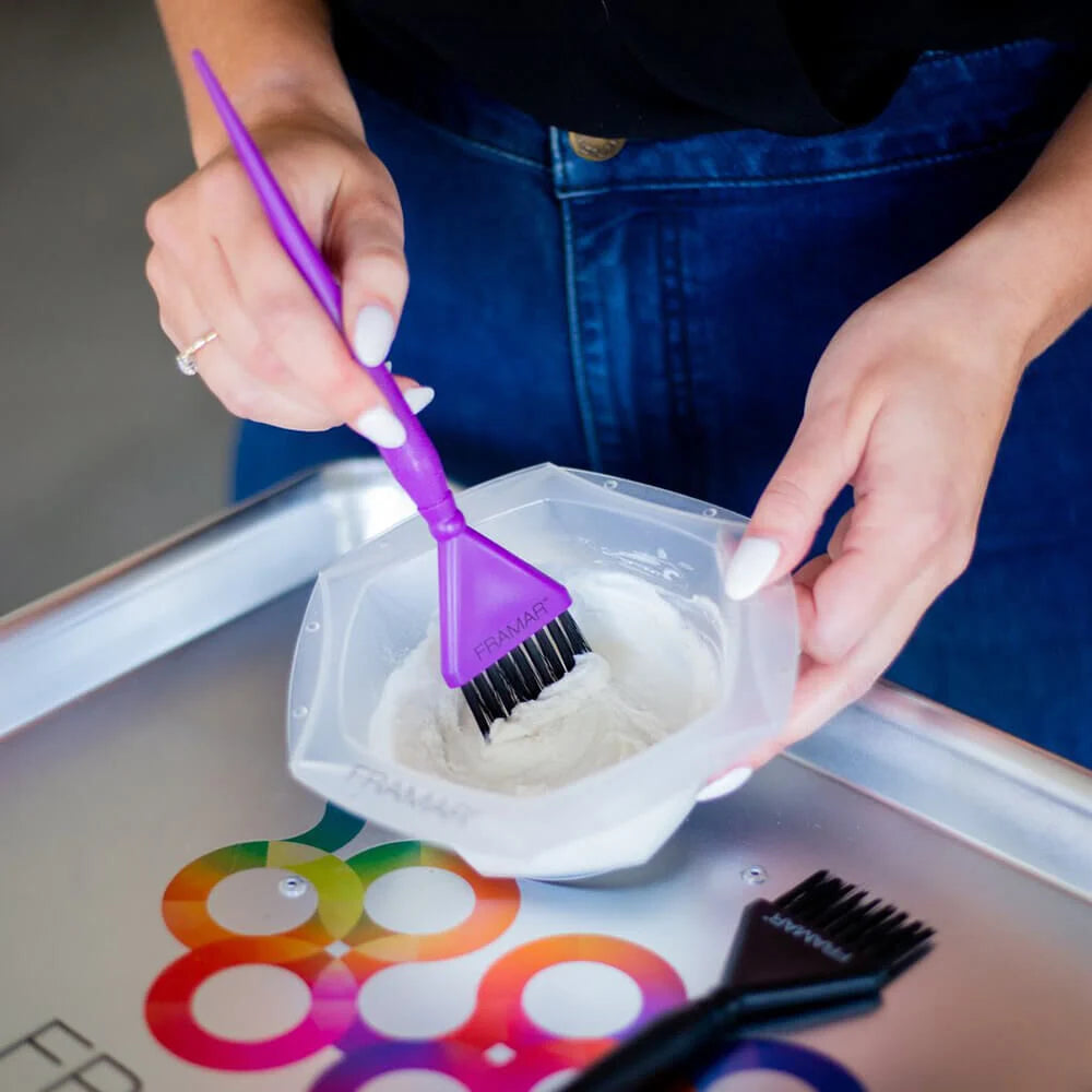 Framar Triple Threat Hair Colour Brush Set, Pack of 3