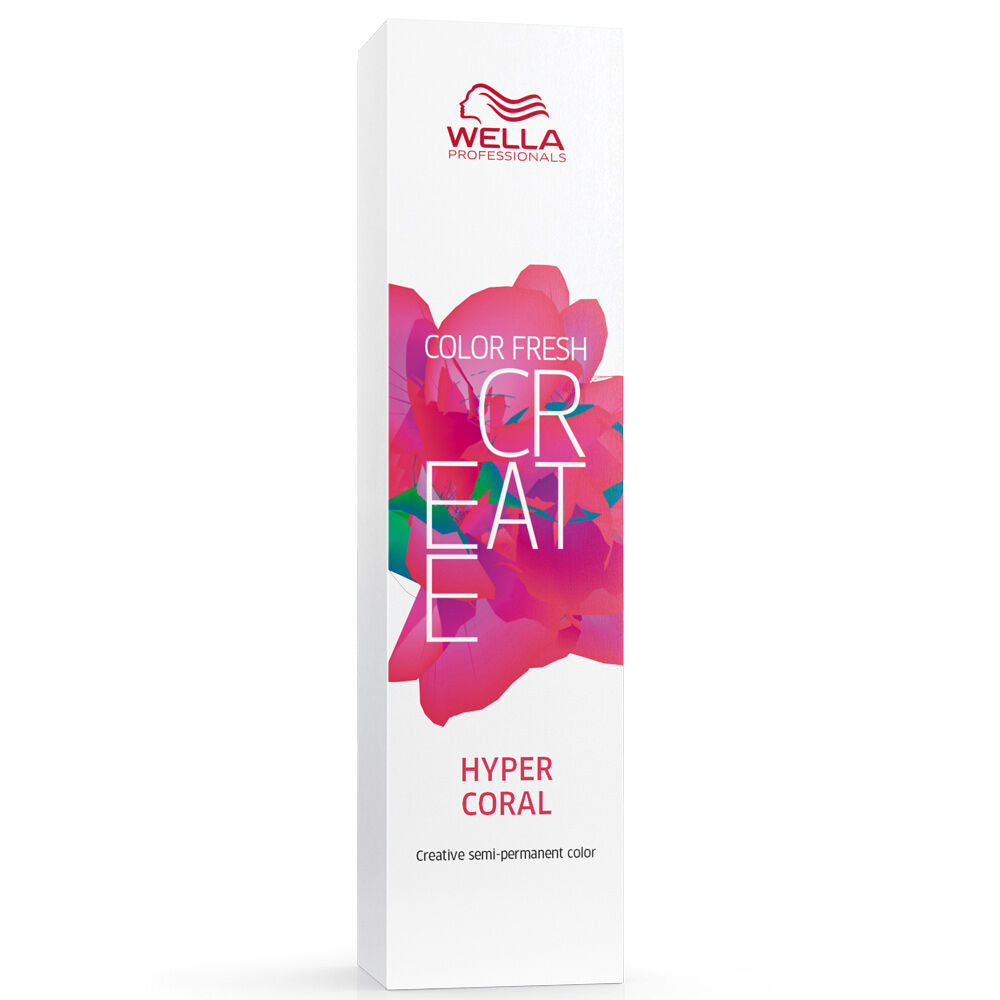 Wella Professionals Color Fresh Create Semi Permanent Hair Colour - Hyper Coral - 60ml