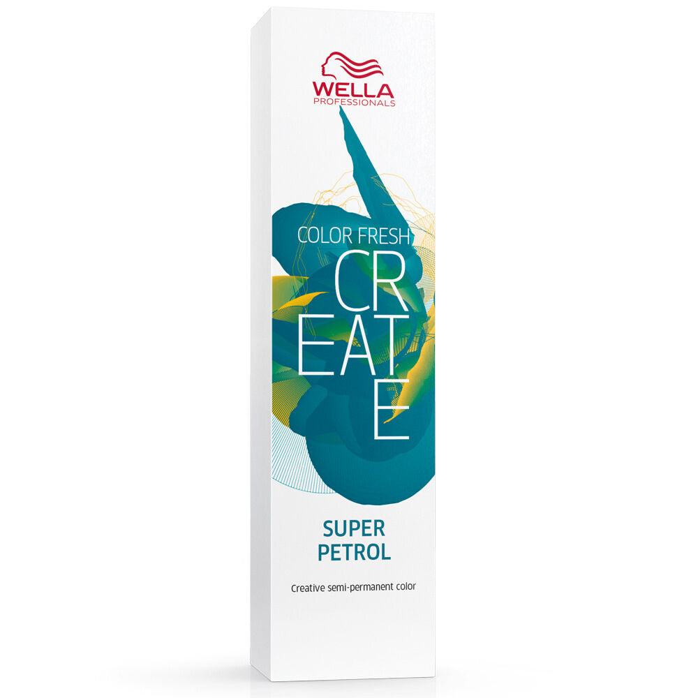 Wella Professionals Color Fresh Create Semi Permanent Hair Colour - Super Petrol - 60ml