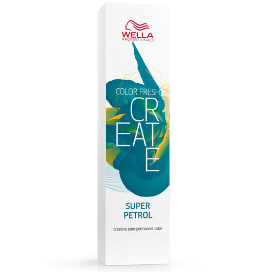 Wella Professionals Color Fresh Create Semi Permanent Hair Colour - Super Petrol - 60ml