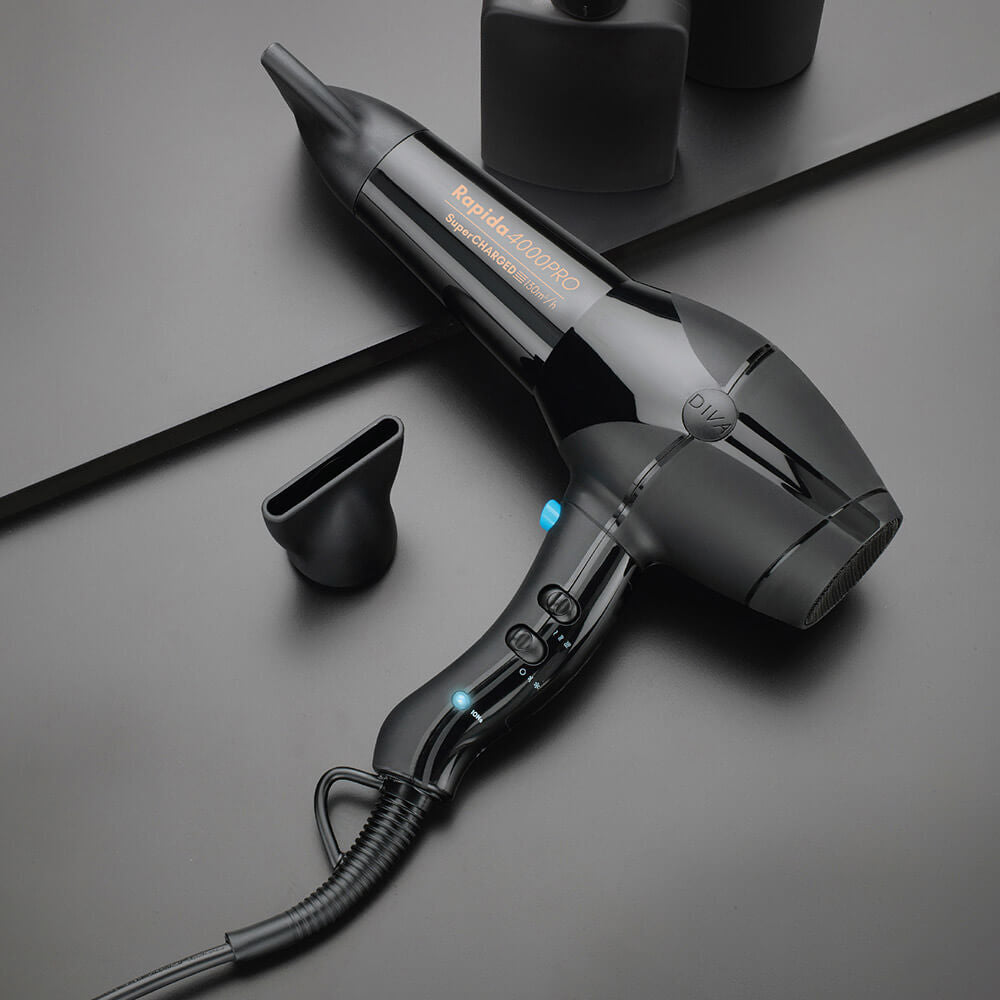 Diva Pro Styling Rapida 4000 Pro Hair Dryer - Onyx