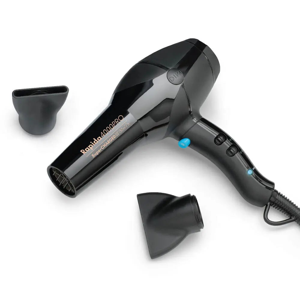 Diva Pro Styling Rapida 4000 Pro Hair Dryer - Onyx