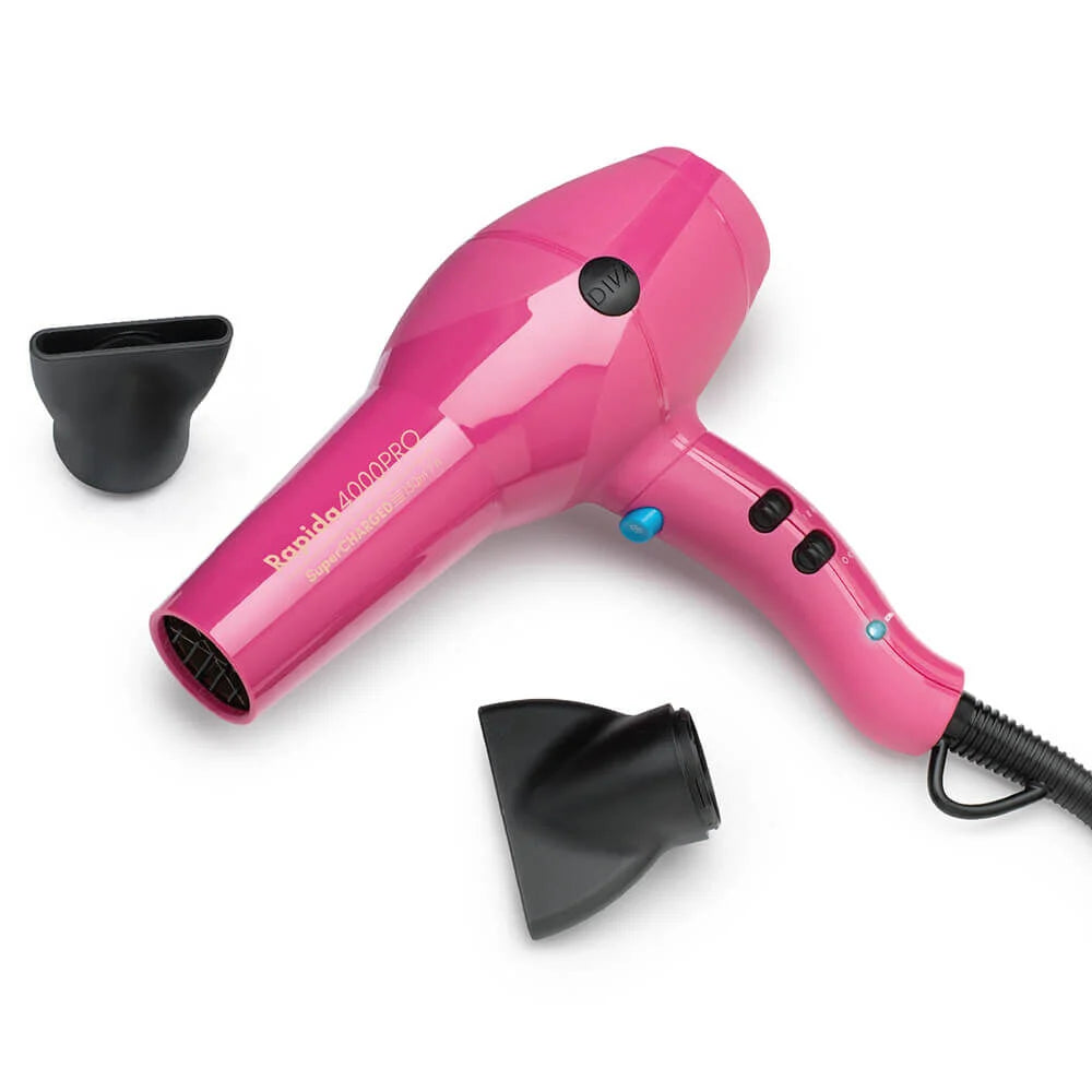 Diva Pro Styling Rapida 4000 Pro Hair Dryer - Magenta