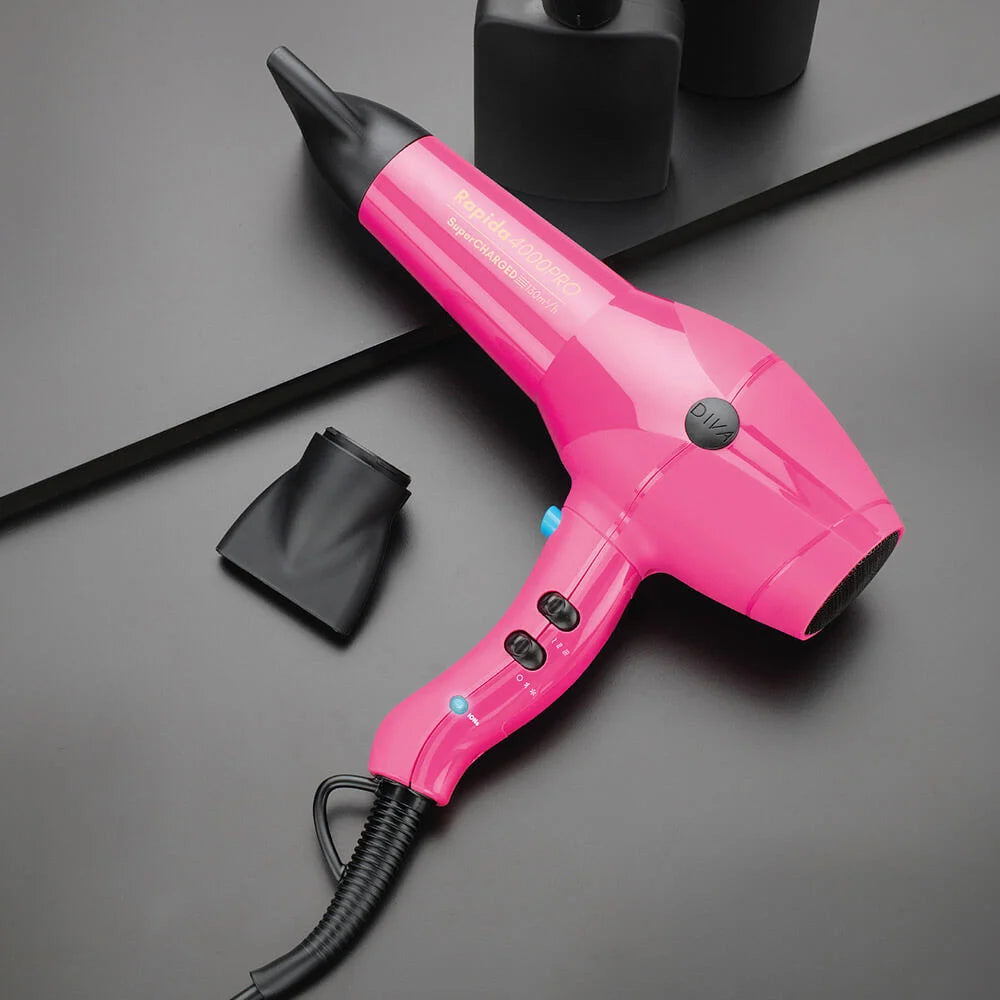 Diva Pro Styling Rapida 4000 Pro Hair Dryer - Magenta