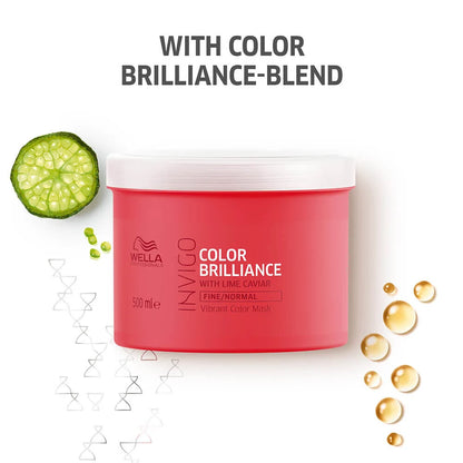 Wella Professionals Invigo Color Brilliance Mask Fine/Normal - 500ml