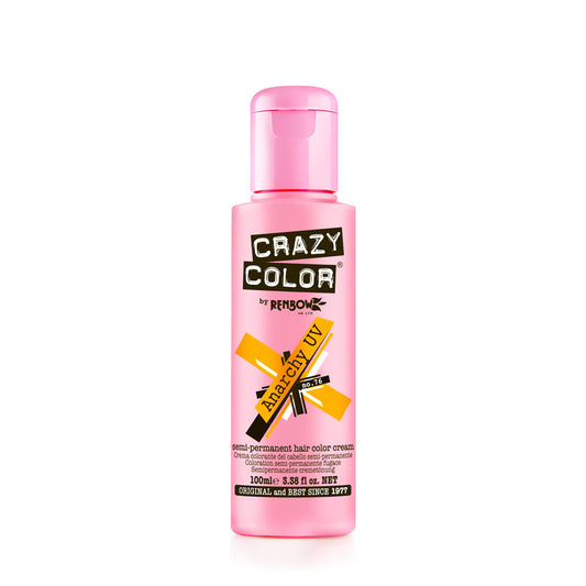 Crazy Color Semi Permanent Vegan Hair Colour Cream - Anarchy UV - 100ml