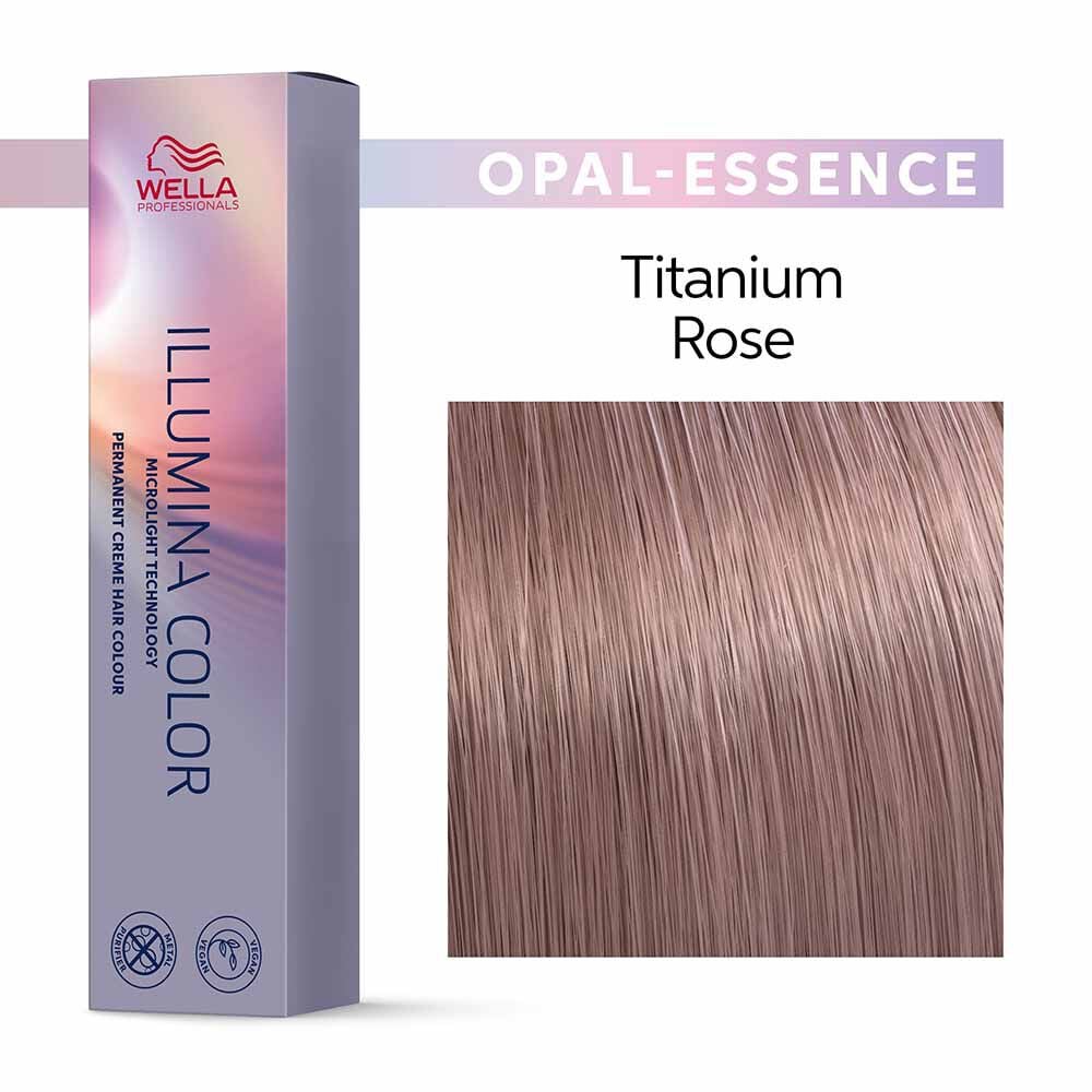 Wella Professionals Opal-Essence by Illumina Color Permanent Hair Colour - Titanium Rose - 60ml