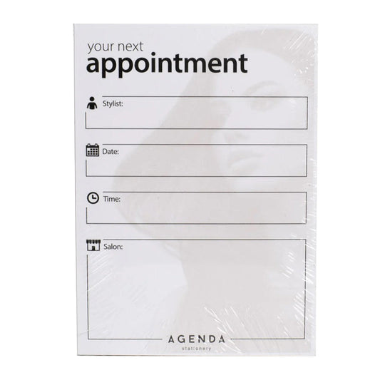 Agenda Appointment Cards Stylist x 100