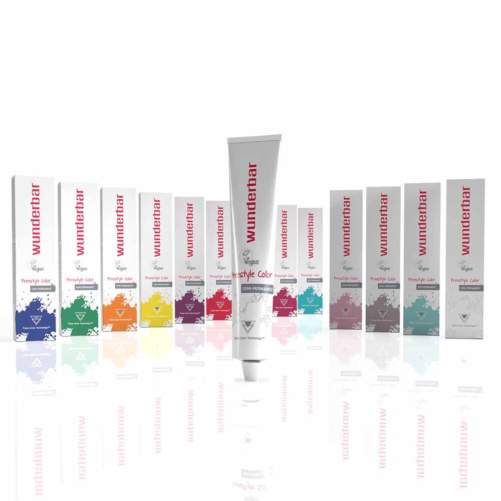 Wunderbar Freestyle Color Semi-Permanent Hair Colour - Fuchsia - 100ml