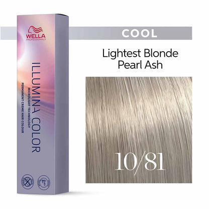 Wella Professionals Illumina Color Permanent Hair Colour 10/81 - 60ml