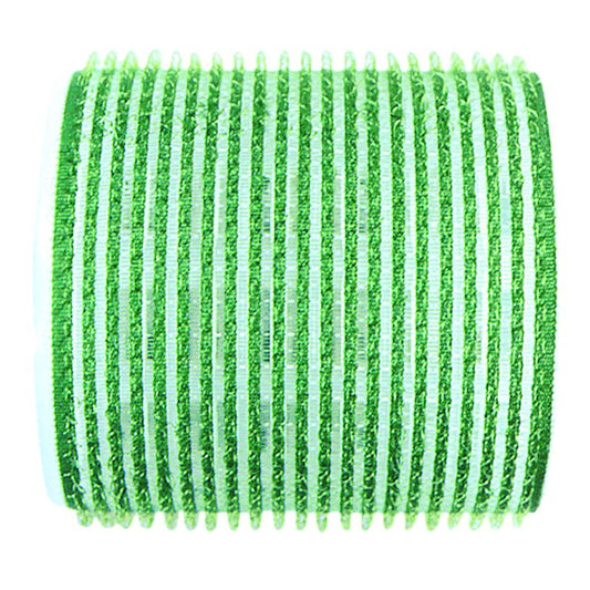 Jumbo Velcro Rollers Green 61mm x 6