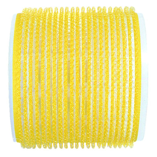 Jumbo Velcro Rollers Yellow 66mm x 6