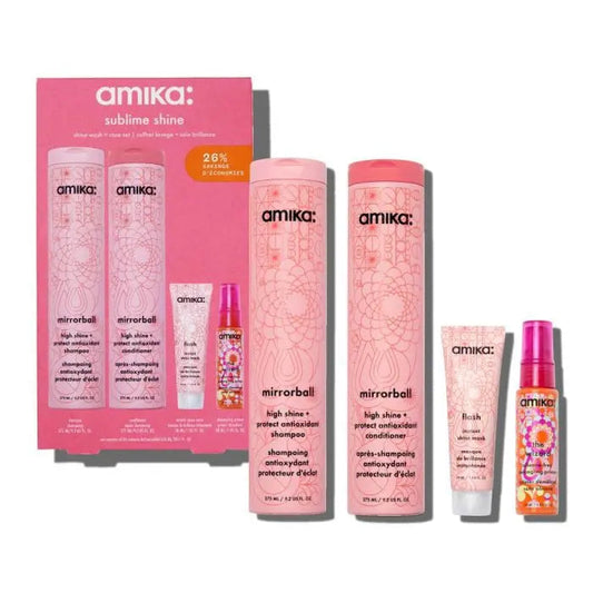 Amika Sublime Shine Wash + Care Gift Set