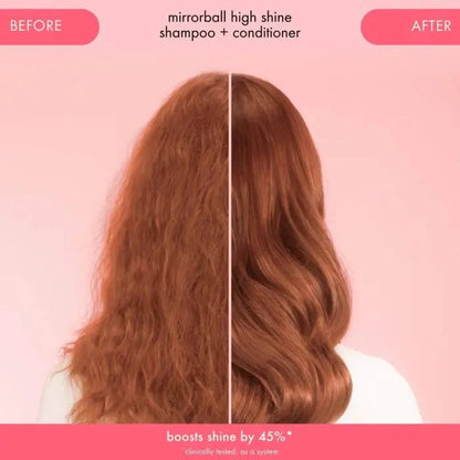 Amika Mirrorball Shampoo & Conditioner Before & After