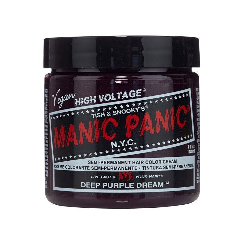 Manic Panic High Voltage Classic Hair Colour Deep Purple Dream 118ml