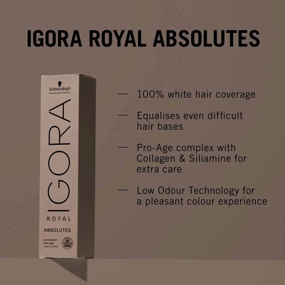 Schwarzkopf Professional Igora Royal Absolutes Permanent Hair Colour - 8-140 - 60ml