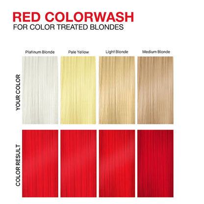 Celeb Luxury Viral Shampoo Colorwash Vegan Shampoo -  Extreme Red - 244ml