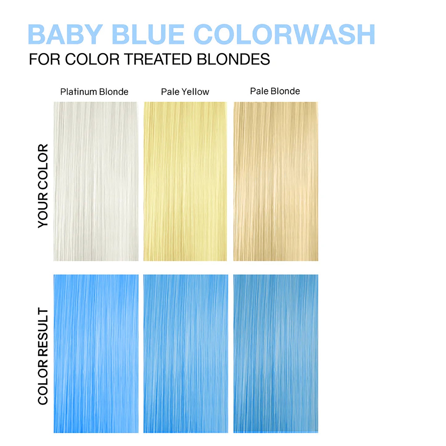 Celeb Luxury Viral Shampoo Colorwash Vegan Shampoo -  Pastel Baby Blue - 244ml