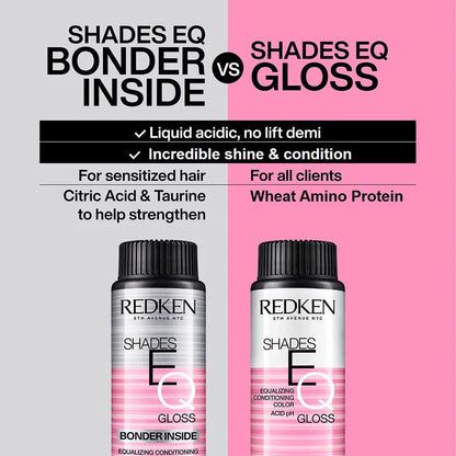 Redken Shades EQ Bonder Inside Demi Permanent Hair Colour - 09N Cafe Au Lait - 60ml