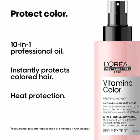L'Oréal Professionnel Serie Expert Vitamino Color 10-In-1 Professional Leave-In Treatment Milk 190ml