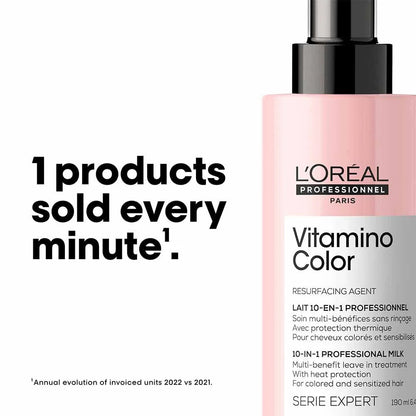 L'Oréal Professionnel Serie Expert Vitamino Color 10-In-1 Professional Leave-In Treatment Milk 190ml