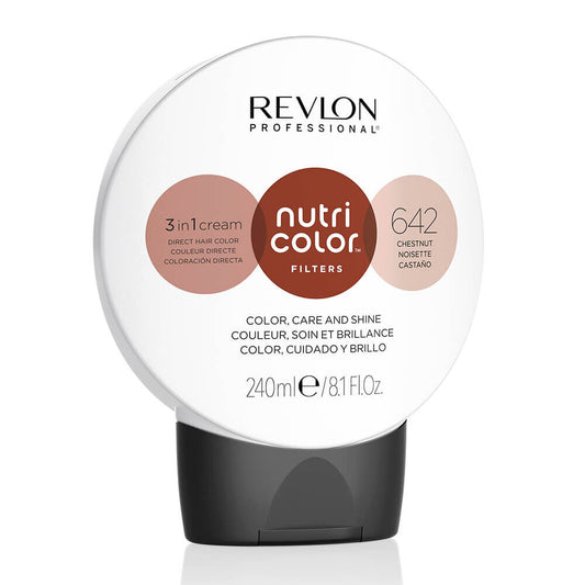 Revlon Nutri Color Filters Direct Semi-Permanent Hair Colour Mask - 642 Chestnut 240ml