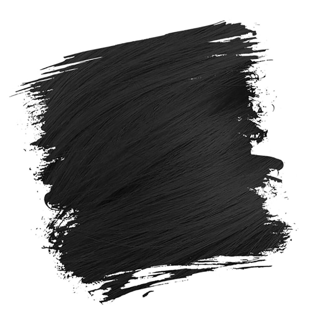 Crazy Color Semi Permanent Vegan Hair Colour Cream - Black - 100ml
