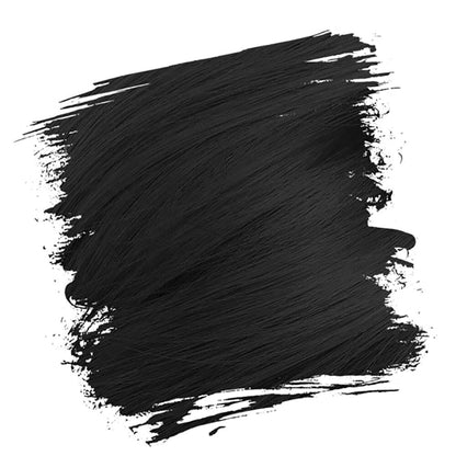 Crazy Color Semi Permanent Vegan Hair Colour Cream - Black - 100ml